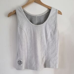 The Earth Collection Light Gray 100% Cotton Vest - Size XL